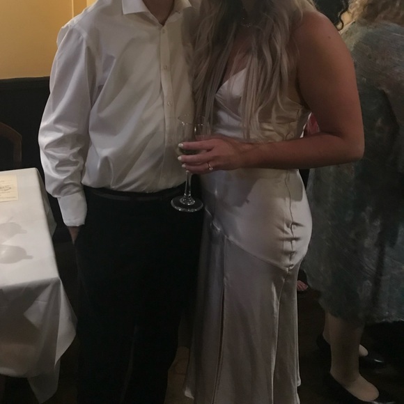 Hello Molly satin spaghetti strap midi dress - Picture 3 of 3